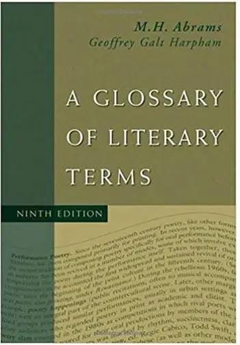 عکس A Glossary of Literary Terms 9th Edition