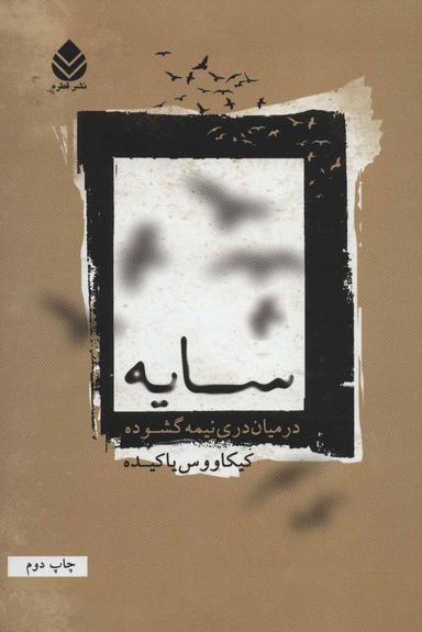 عکس سایه در میان دری نیمه گشوده