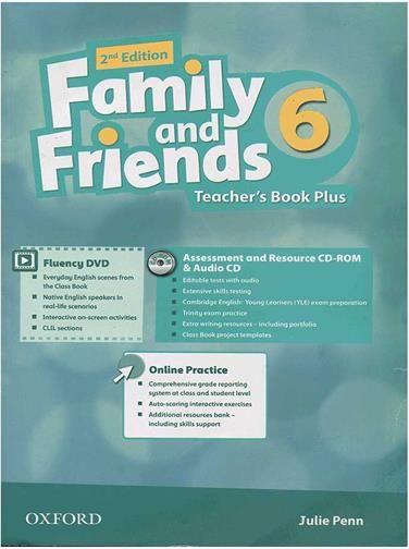 عکس American Family and Friends 2nd 6 Teachers book+CD