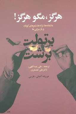 عکس هرگز، مگو هرگز! عاشقانه‌ها، ترانه‌ها، بازسرایی‌ها و شعرهای کوتاه
