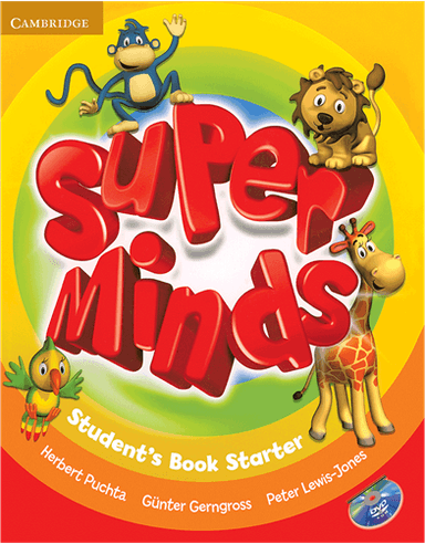 عکس Super Minds Starter SB+WB+CD+DVD - Glossy Papers