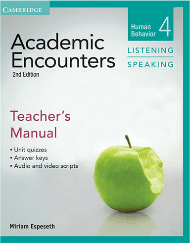 عکس Academic Encounters 2nd4 Listening and Speaking Teachers Manual