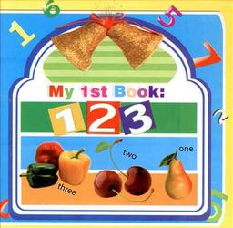 عکس آموزش شمارش اعداد انگلیسی = My first book ۱ ۲ ۳