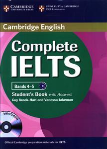 عکس Complete IELTS bands 4 - 5 student's book with answers