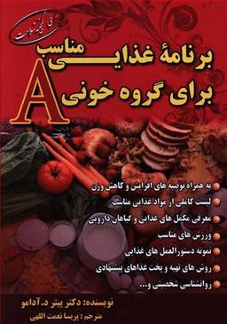 عکس برنامه غذایی مناسب برای گروه خونی (A)