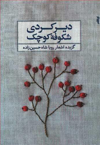 عکس دیر کردی شکوفهٔ کوچک: گزیده اشعار رویا شاه‌حسین‌زاده.