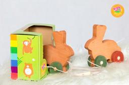 عکس خرگوش چوبی