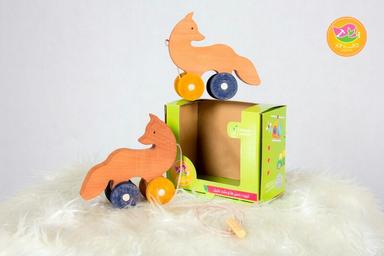 عکس روباه چوبی