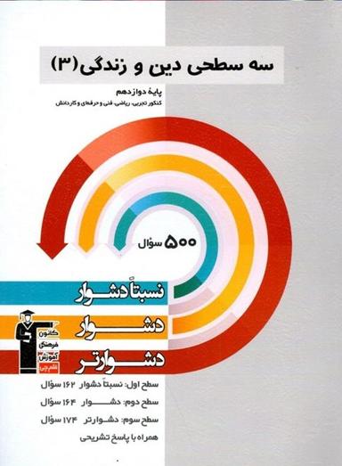 عکس سه سطحی دین و زندگی دوازدهم