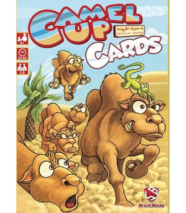 عکس بازی ایرانی خانوادگی شتر سواری نسخه کارتی همراه با افزونه – Camel up Cards