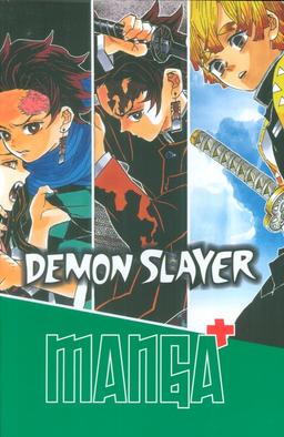 عکس مجموعه مانگا پلاس انگلیسی شیطان کش (DEMON SLAYER)، (جلد1تا3، کمیک استریپ)، (۳جلدی، باقاب)
