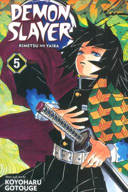عکس مانگا ۵ (DEMON SLAYER:شیطان کش: کیمتسو نو یائیبا)، (کمیک استریپ)، (زبان اصلی، انگلیسی)