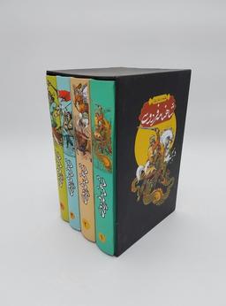 عکس شاهنامه فردوسی (نظم و نثر روان)، (۴جلدی، باقاب)