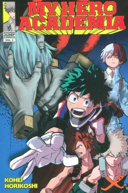 عکس مانگا ۳ (MY HERO ACADEMIA:آکادمی قهرمان من)، (کمیک استریپ)، (زبان اصلی، انگلیسی)