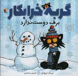 عکس گربه خرابکار برف دوست ندارد (گلاسه)