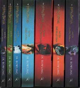 عکس HARRY POTTER:مجموعه هری پاتر (زبان اصلی، انگلیسی)، (۷جلدی، باقاب)