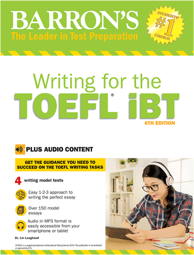 عکس Barron's Writing For The TOEFL IBT (6TH) +CD