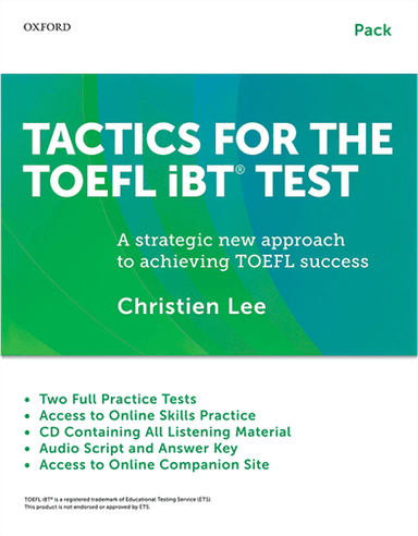عکس Tactics For The TOEFL IBT Test+Booklet+CD