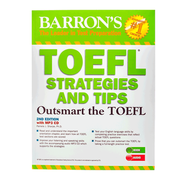 عکس BARRONS TOEFL Strategies and Tips second edition