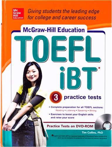 عکس McGraw-Hill Education TOEFL iBT with 3 Practice