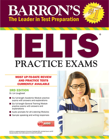 عکس Barrons IELTS Practice Exams 3rd+CD