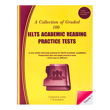 عکس A Collection of Graded 100 IELTS Academic Reading-Volume 1