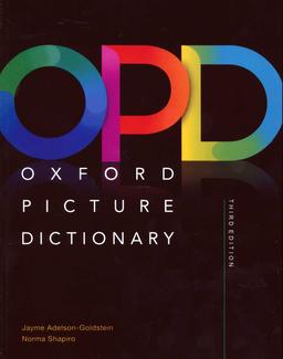 عکس وزیری/جلدسختOxford Picture Dictionary (OPD) 3rd+CD