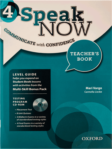 عکس Speak Now 4 Teachers book