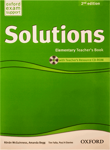 عکس Solutions Elementary Teachers Book 2nd