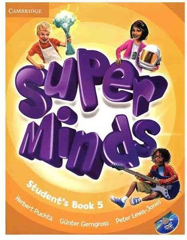 عکس Super Minds 5 SB+WB+CD+DVD