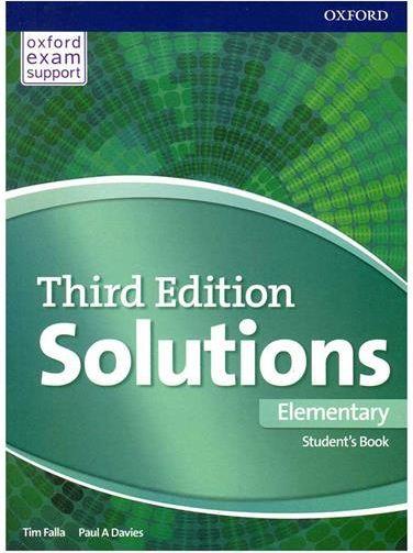 عکس Solutions 3rd Elementary SB+WB+DVD