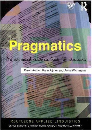 عکس Pragmatics An Advanced Resource Book for Students