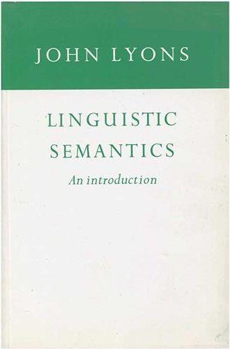 عکس Linguistic Semantic an Introductionjohn lyons