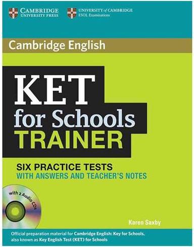 عکس Cambridge English KET For Schools Trainer6Practice Tests+CD