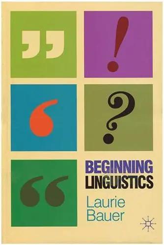 عکس Beginning Linguistics laurie baver