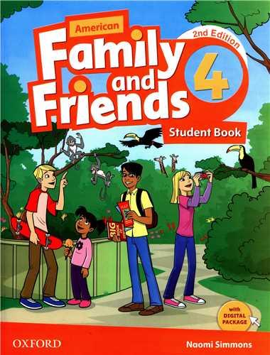 عکس American Family and Friends 2nd 4 SB+WB+DVD