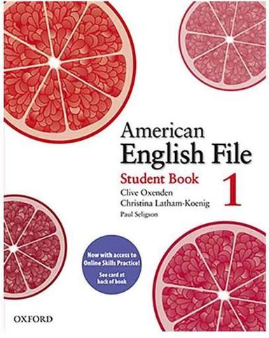 عکس American English File 1 Student Book