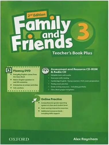 عکس American Family and Friends 2nd 3 Teachers book+CD